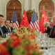 China’s President Xi Jinping meets with President Donald Trump on December 1, 2018, the same day that Meng was arrested